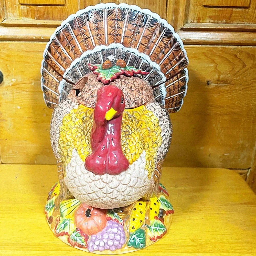 Burton+Burton Turkey Ceramic Tureen Thanksgiving